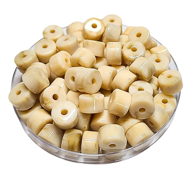 ARTSHOP 1/4 de tube 12 cylindre Nougat marbré 12mm x6