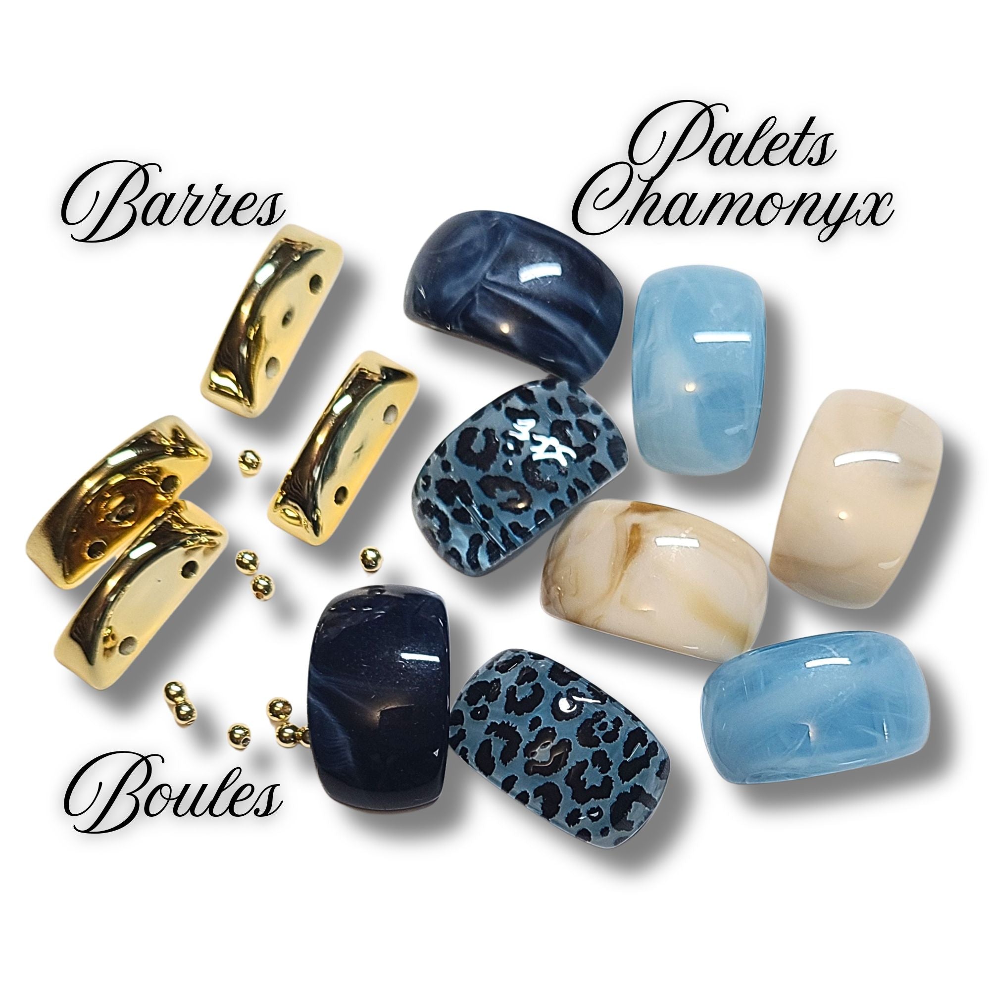 Artshop Chamonyx kit bracelet pourpre palets acrylique