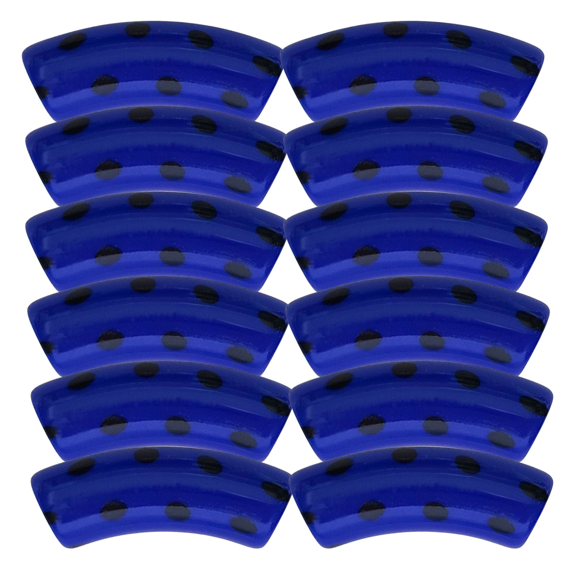 ARTSHOP Tubes DESIGN 408 tube pois bleu roi 12MM x1