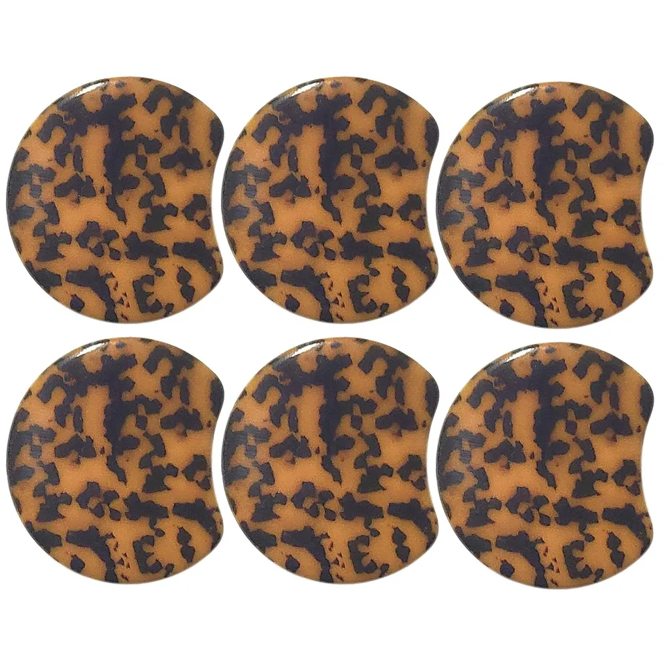 ARTSHOP Palets LUNE MOON 1022B palet écaille tortue x6 résine