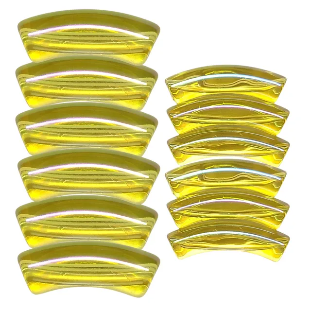 ARTSHOP Tubes 8MM 381 tube incurvé citron AB jaune