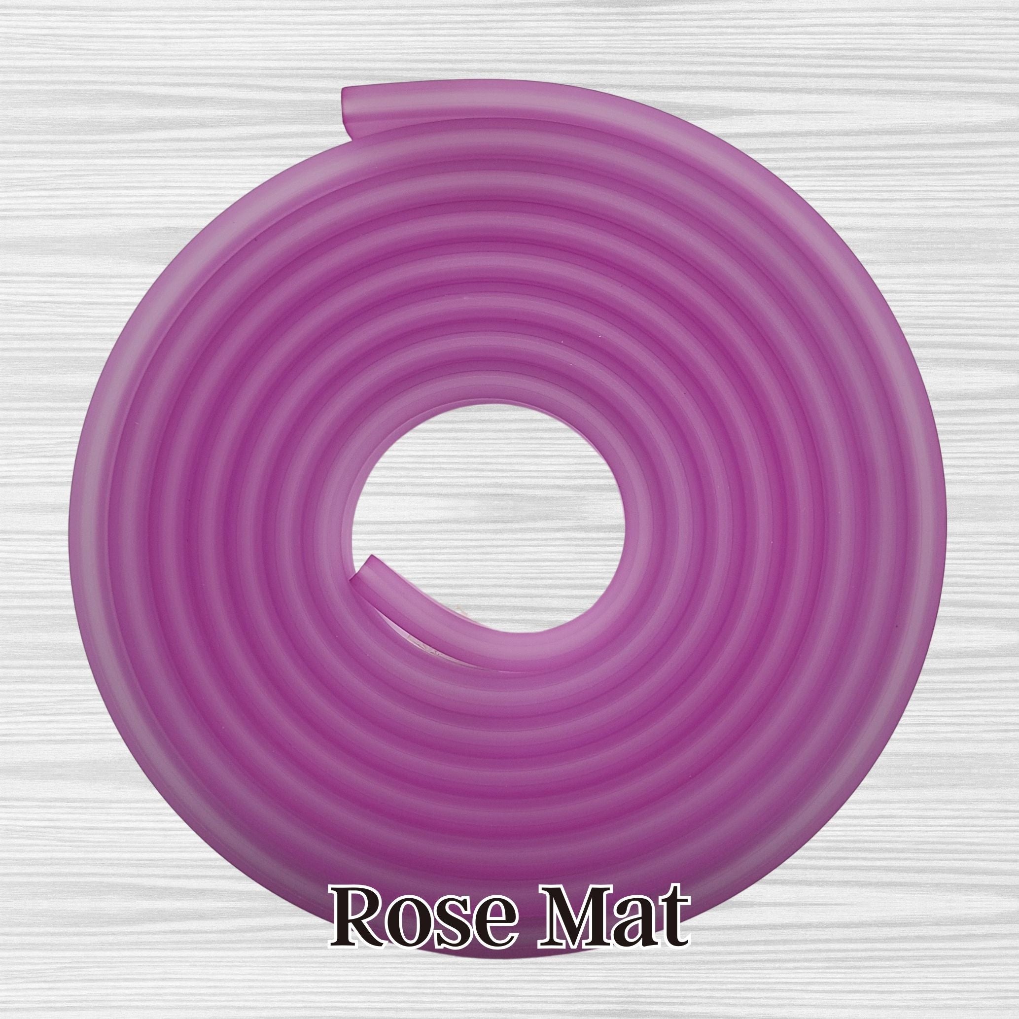 ARTSHOP Gummy 7 Tube silicone creux Rose mat 1 mètre