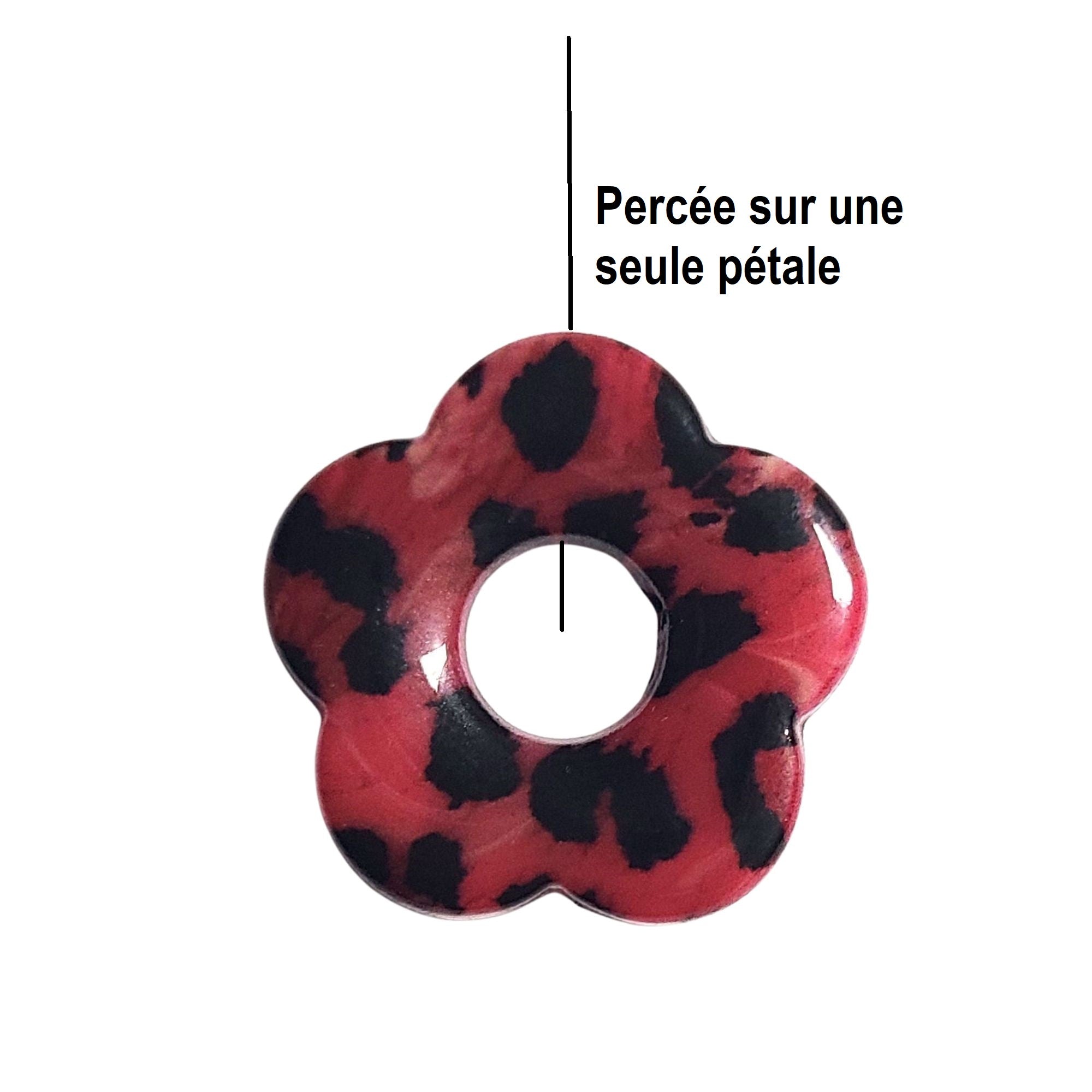 ARTSHOP Flower power fleur Capucine glitter menthe x1
