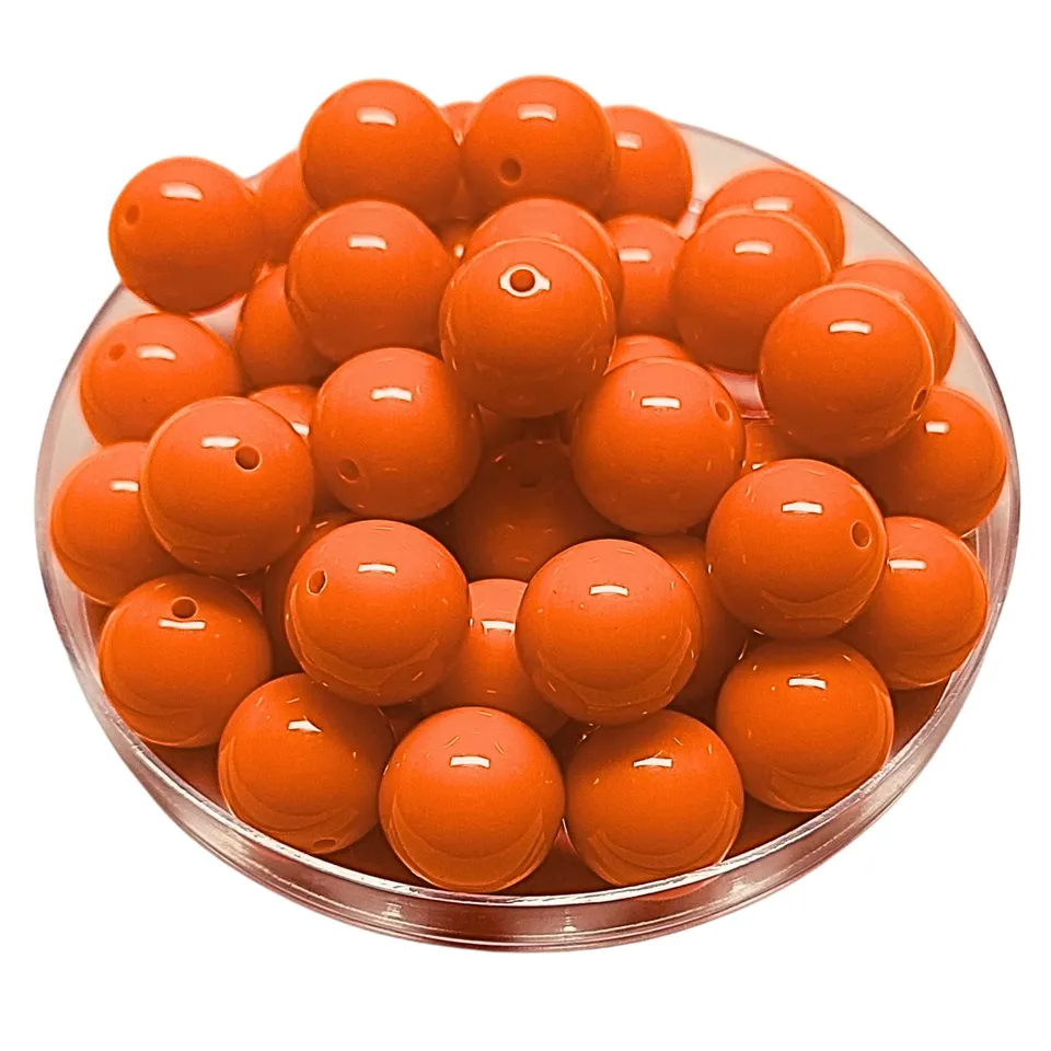 ARTSHOP 145 boules acrylique 16 mm néon orange x15