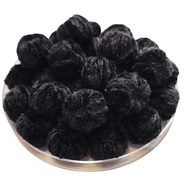 ARTSHOP Chouchous Balls 15 perle noire velours 16MM x1