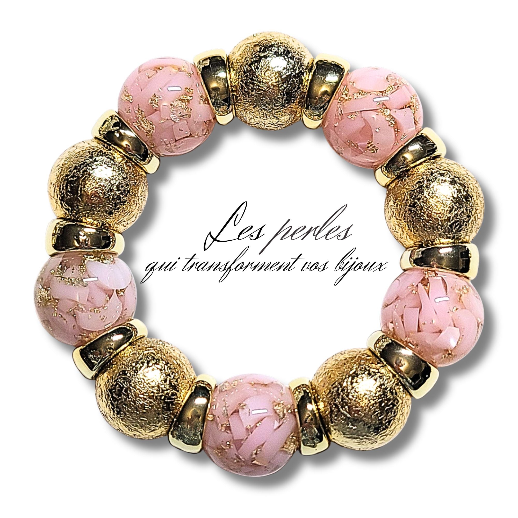 ARTSHOP Boules 20MM 314 Perle Murano Rose Clair x1