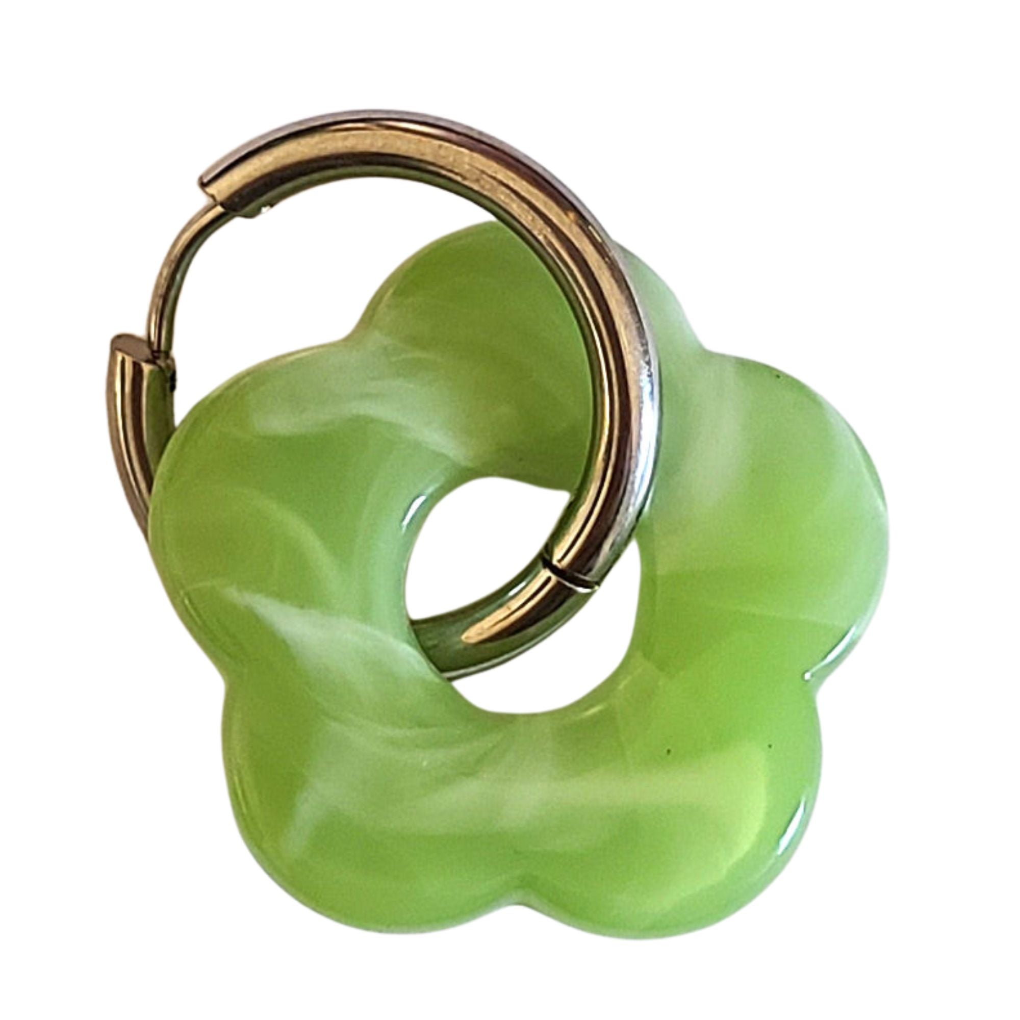 ARTSHOP Apprêts AP44 créoles inox doré 21 mm x1 paire