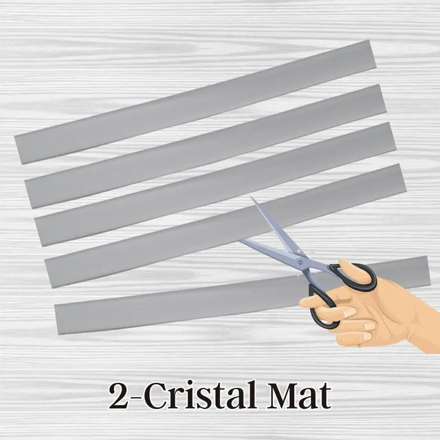 ARTSHOP Sangles 2 sangle silicone Cristal mat 1 mètre