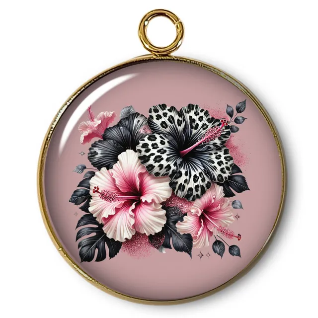 ARTSHOP Pendentifs 13 pendentif fleur intemporel x1