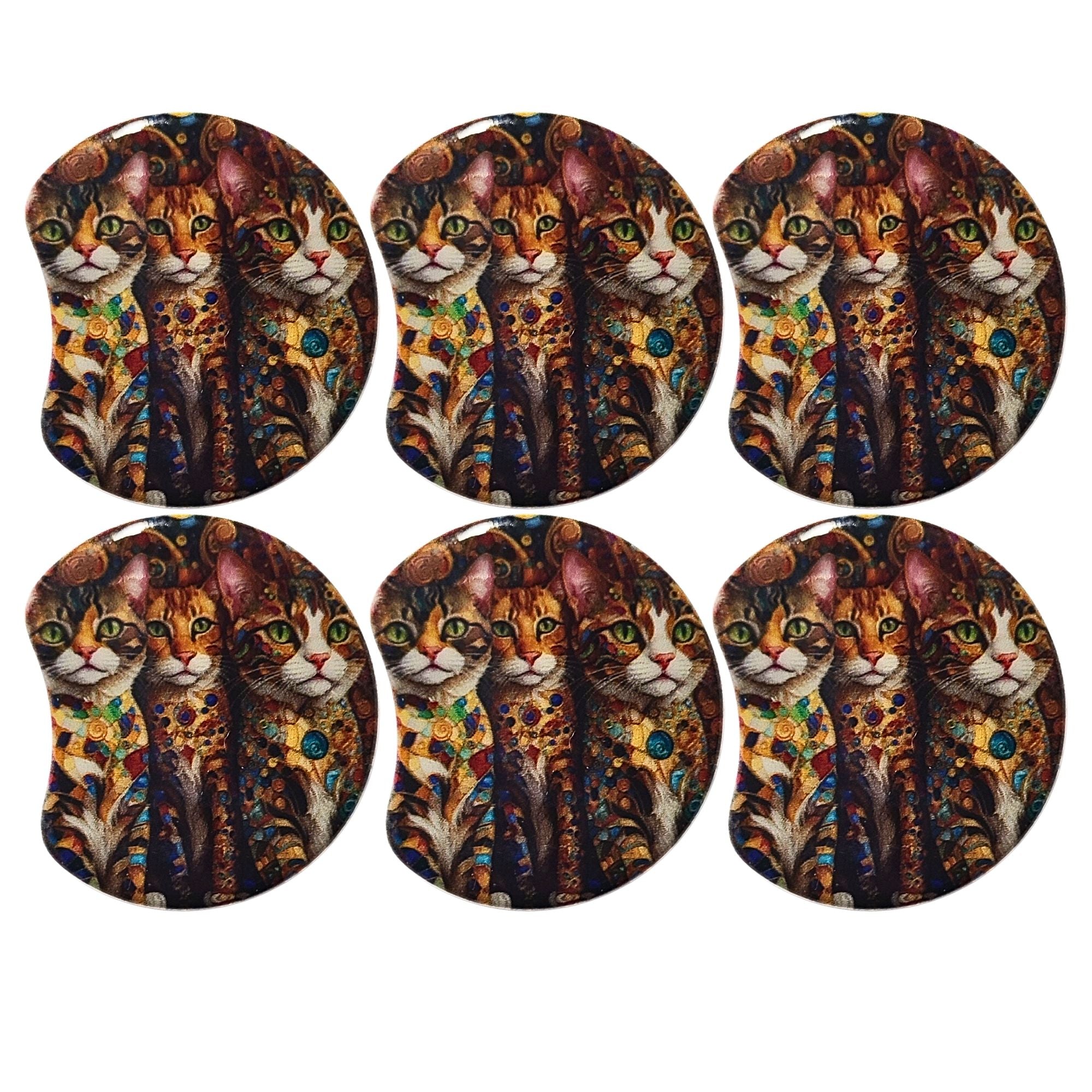 ARTSHOP Palets LUNE MOON 1056 Chats palet x1 résine