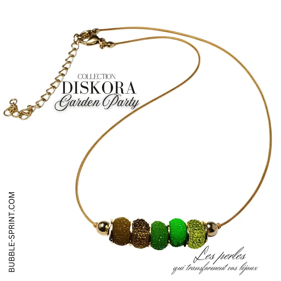 ARTSHOP DISKORA collier Garden Party kit à faire