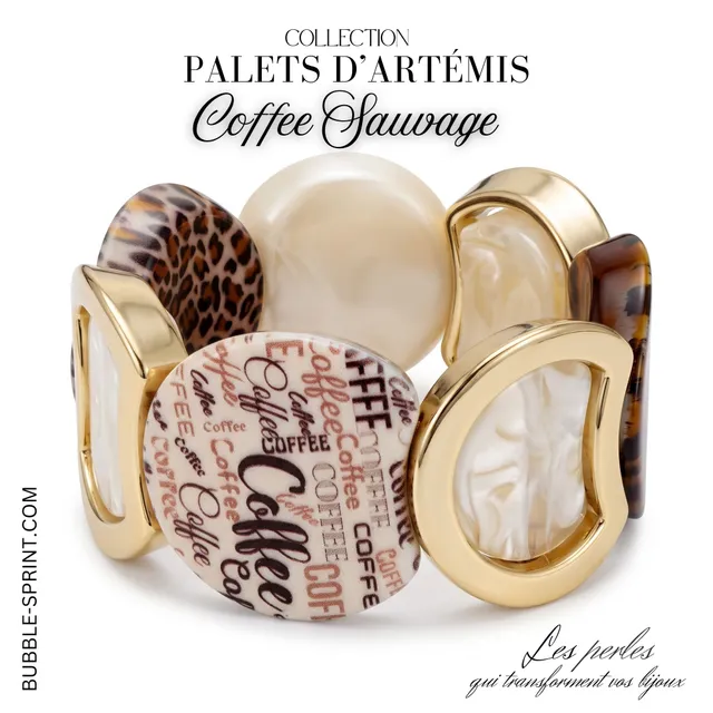 ARTSHOP ARTEMIS kit bracelet Coffee Sauvage monté