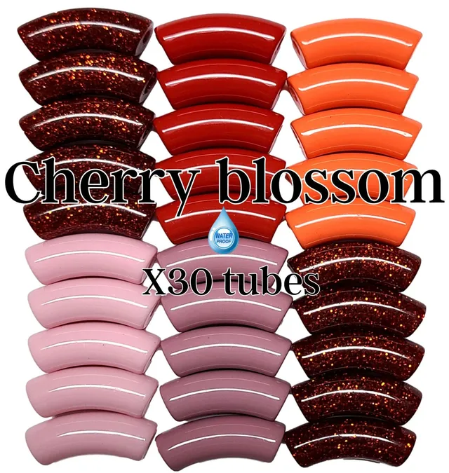 ARTSHOP Camaieux 80 lot tubes incurvés cherry blossom 12mm x30