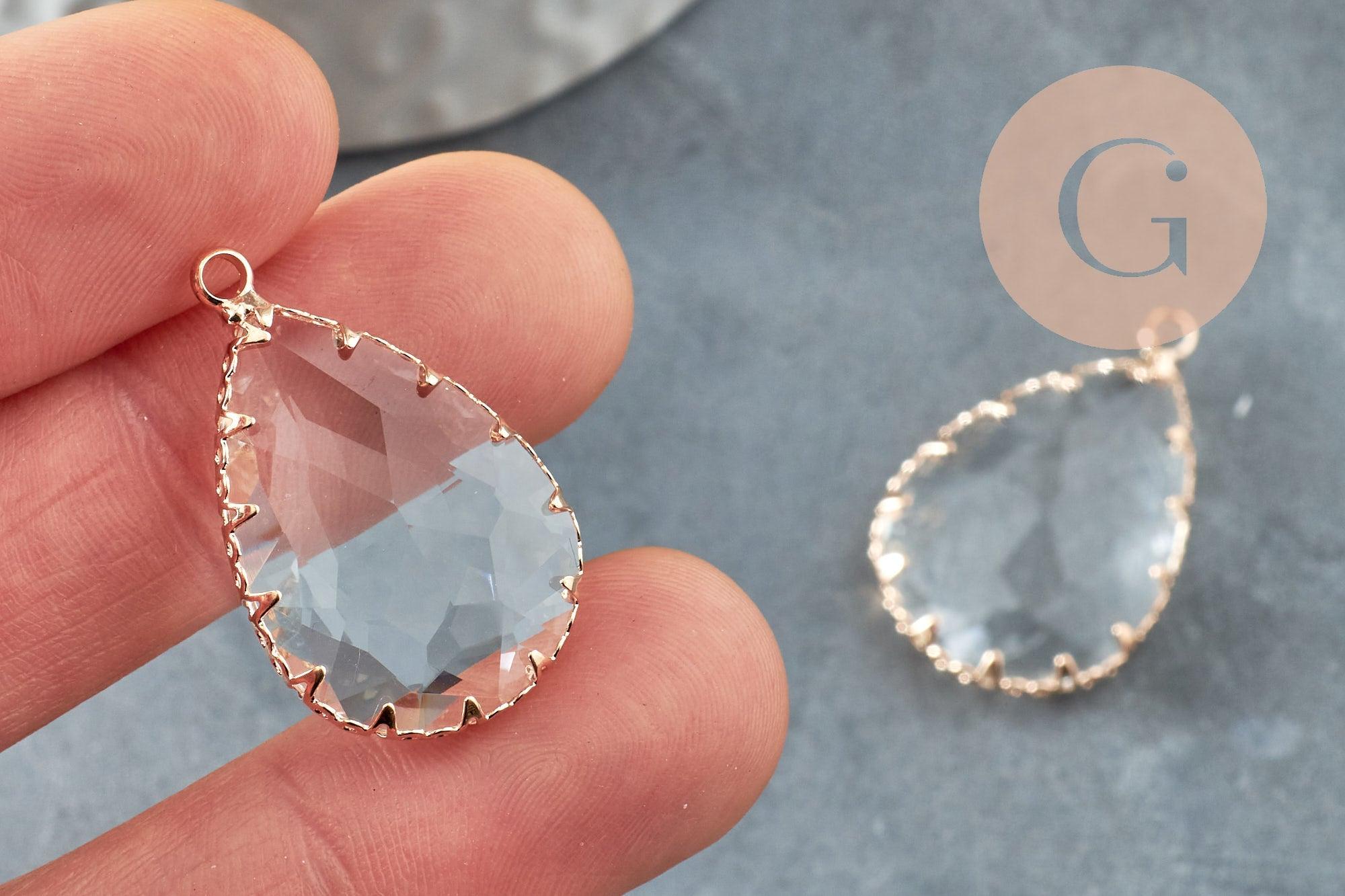 Gingerlily Pendentifs goutte pendentif cristal 29mm x1