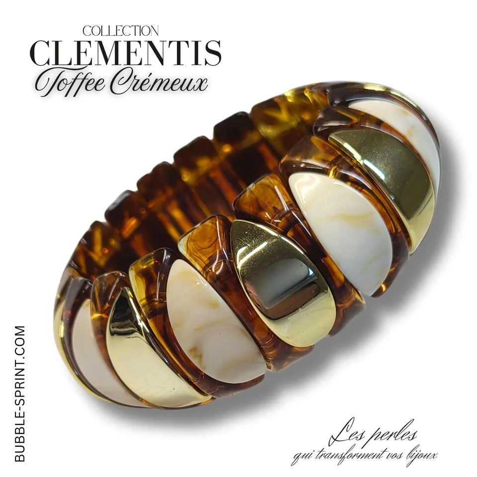 ARTSHOP Clémentis bracelet toffee crémeux kit acrylique