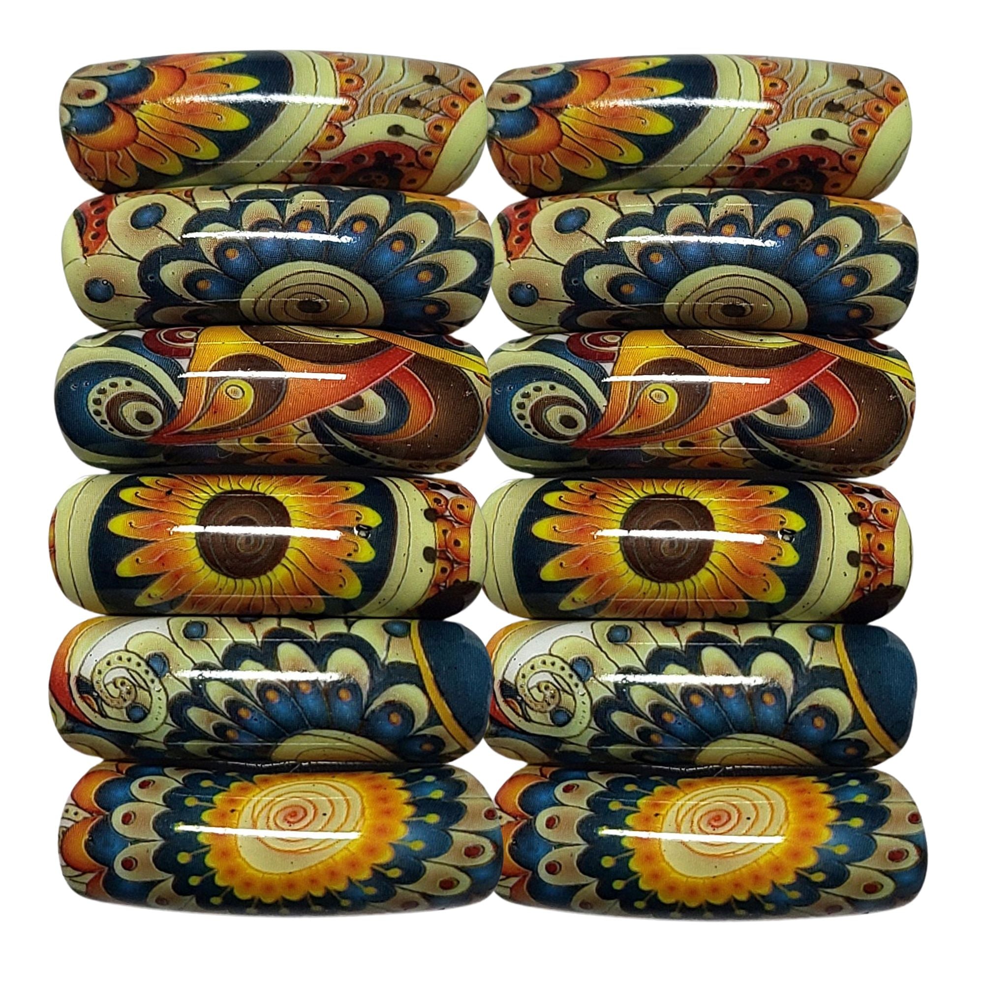 Artshop Tubes Design 1043 tube fleurs bleu x1