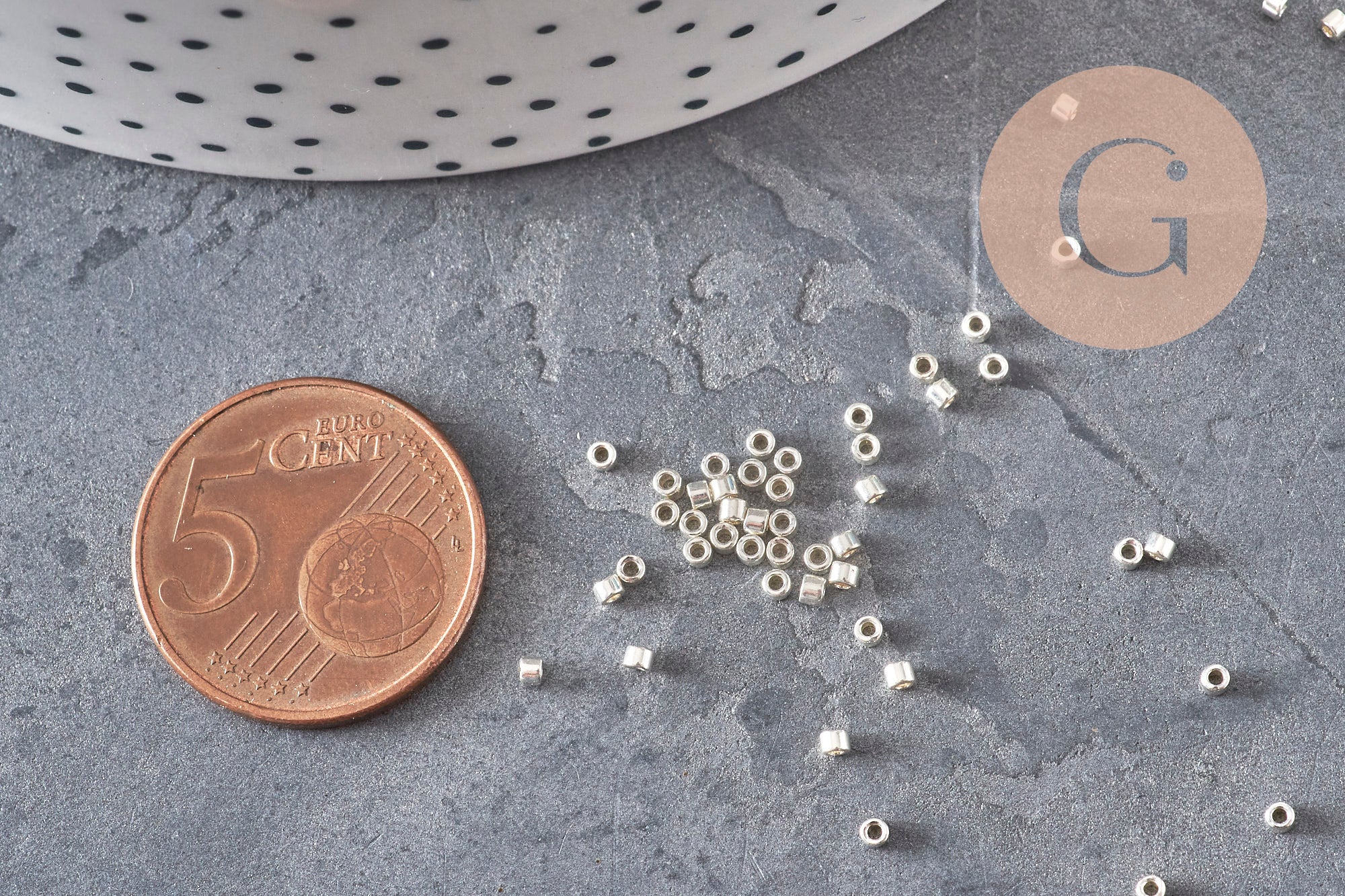 Gingerlily Perles Miyuki Delica 11/0 DB0035 8g argent