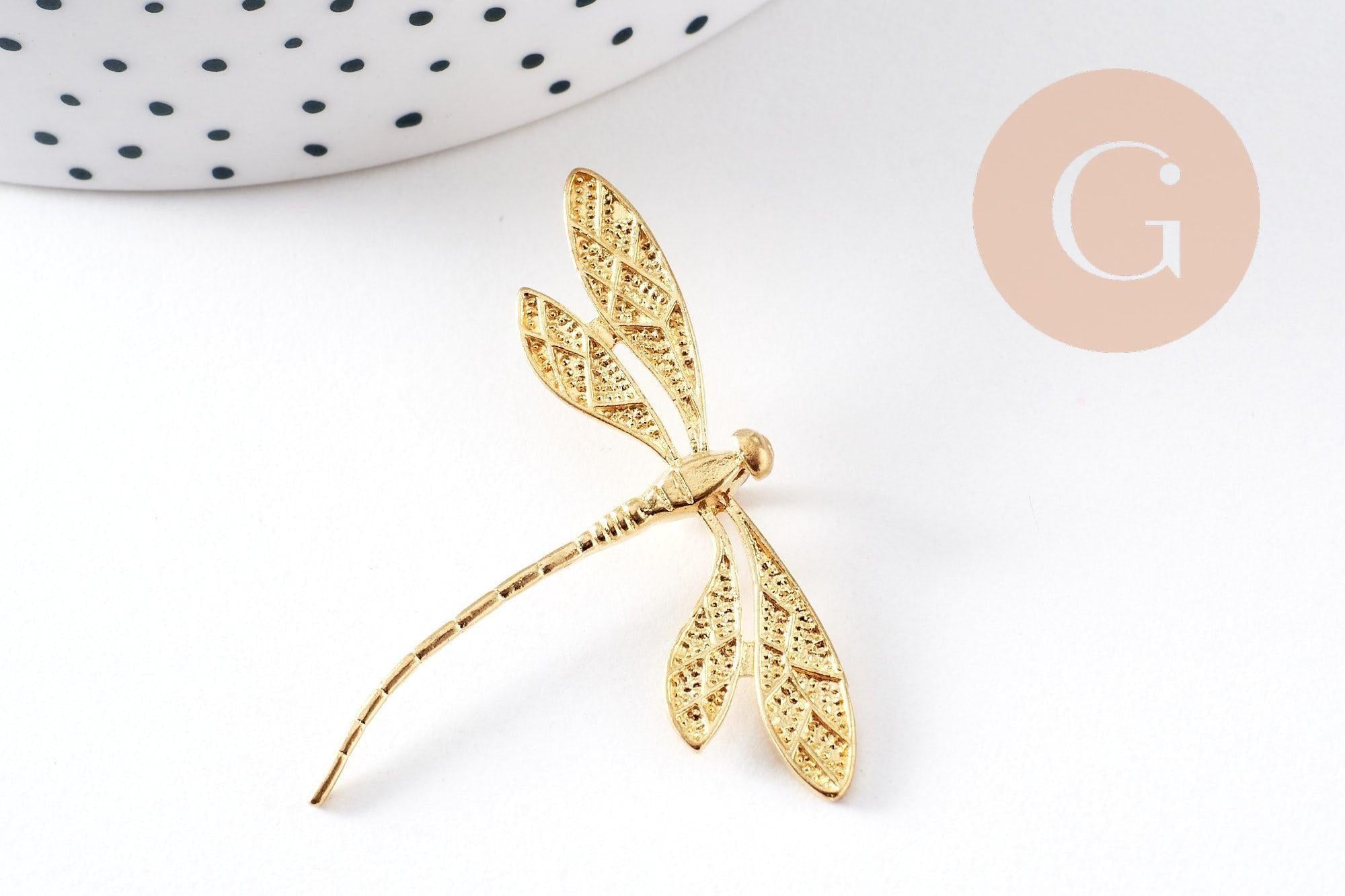 Gingerlily Pendentifs Libellule G1481 pendentif laiton 43mm x2