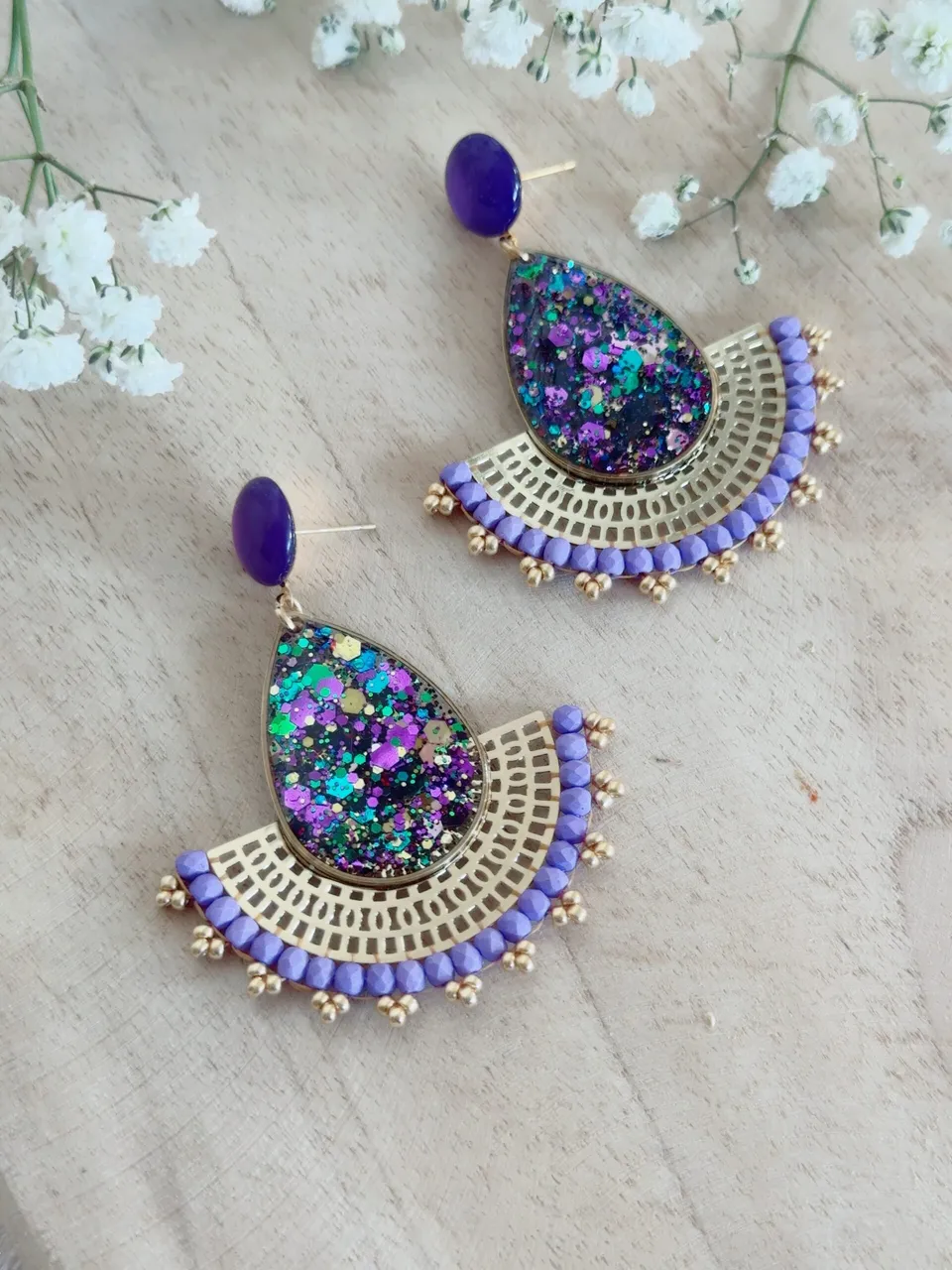 Little Hands Bijoux Flora boucles d'oreilles Cosmic Crush