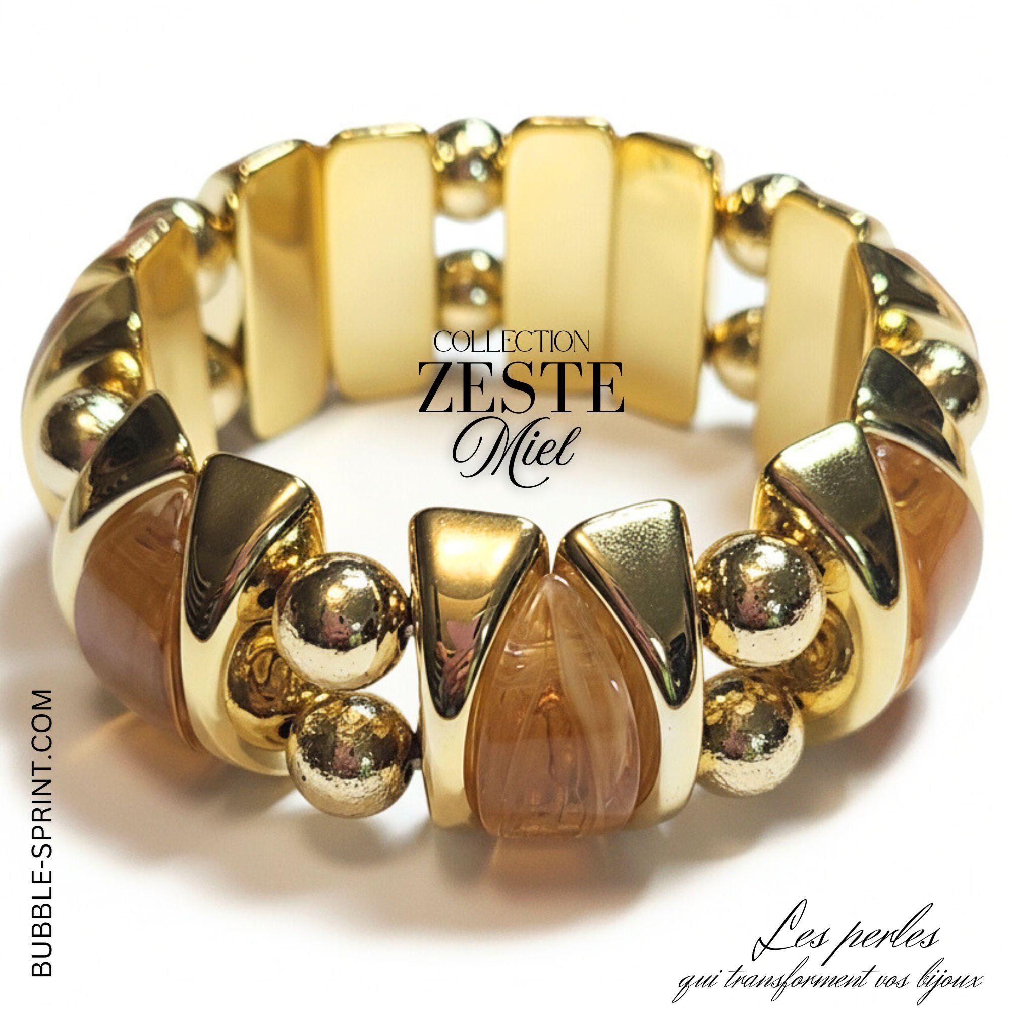 Artshop 17 Clémentis tranches Miel marbré x20