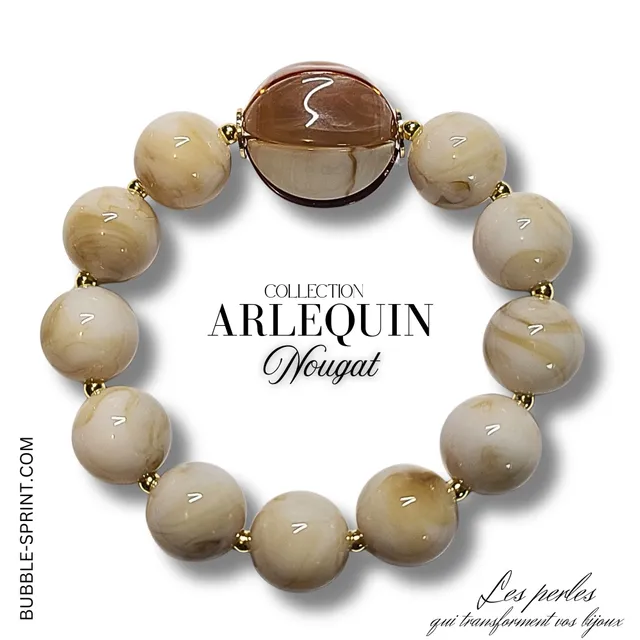 ARTSHOP Arlequin kit bracelet nougat complet