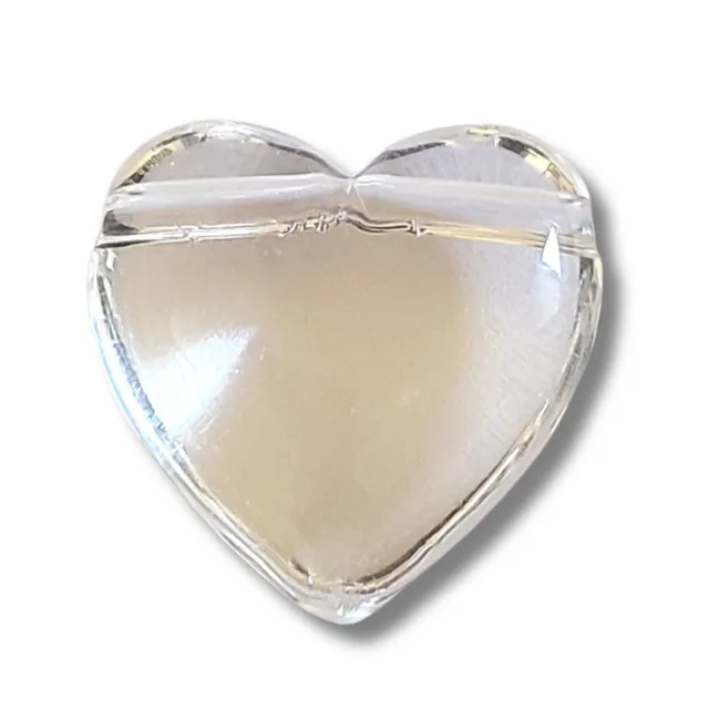 ARTSHOP HeartLine 1 perle cœur transparent 22mm x1