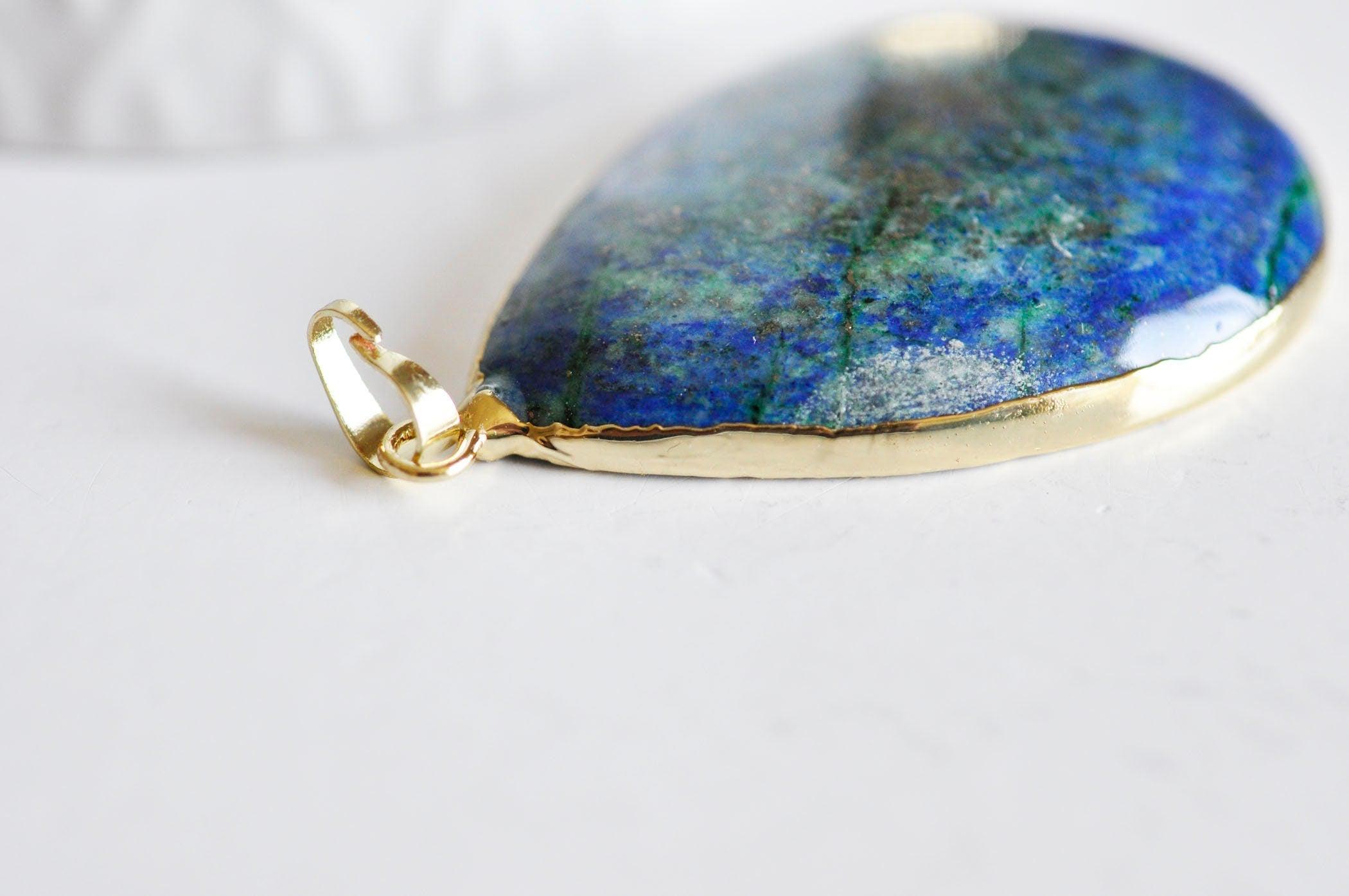 Gingerlily Pendentifs bijoux DIY pendentif goutte G0108 lapis 48-57mm