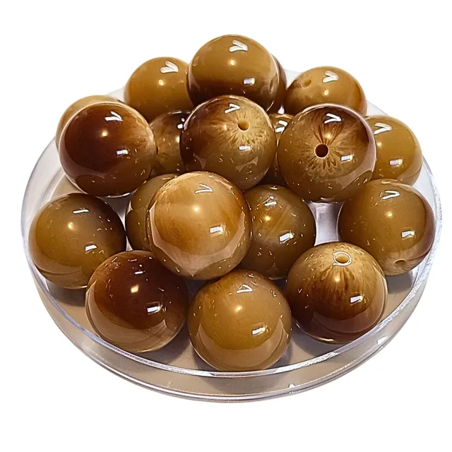 ARTSHOP Boules 20MM 219 perles Nude Caramel x10 unies