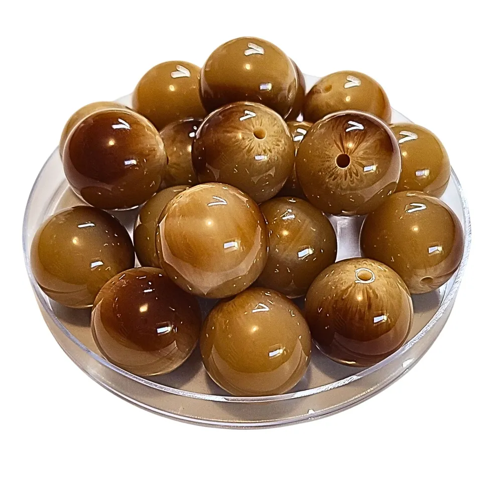 ARTSHOP Boules 20MM 219 perles Nude Caramel x10 unies