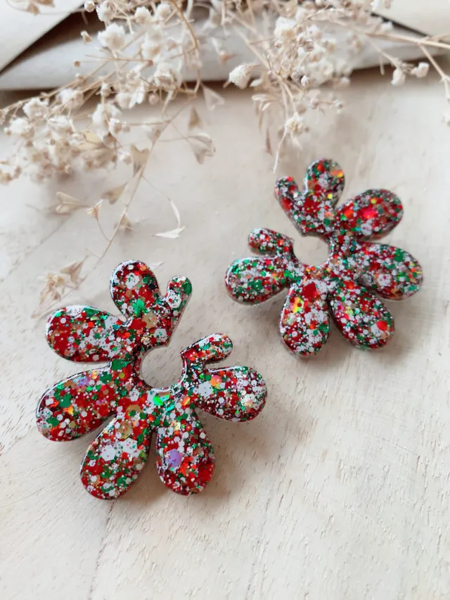 Little Hands Bijoux MARGUERITE Christmas boucles d'oreilles noël
