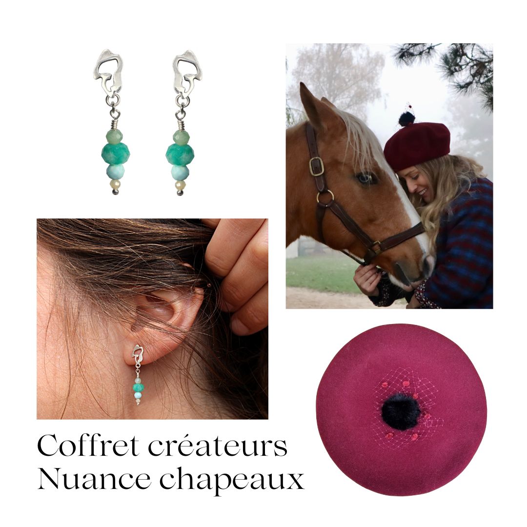 Kajika coffret créateurs béret + boucles