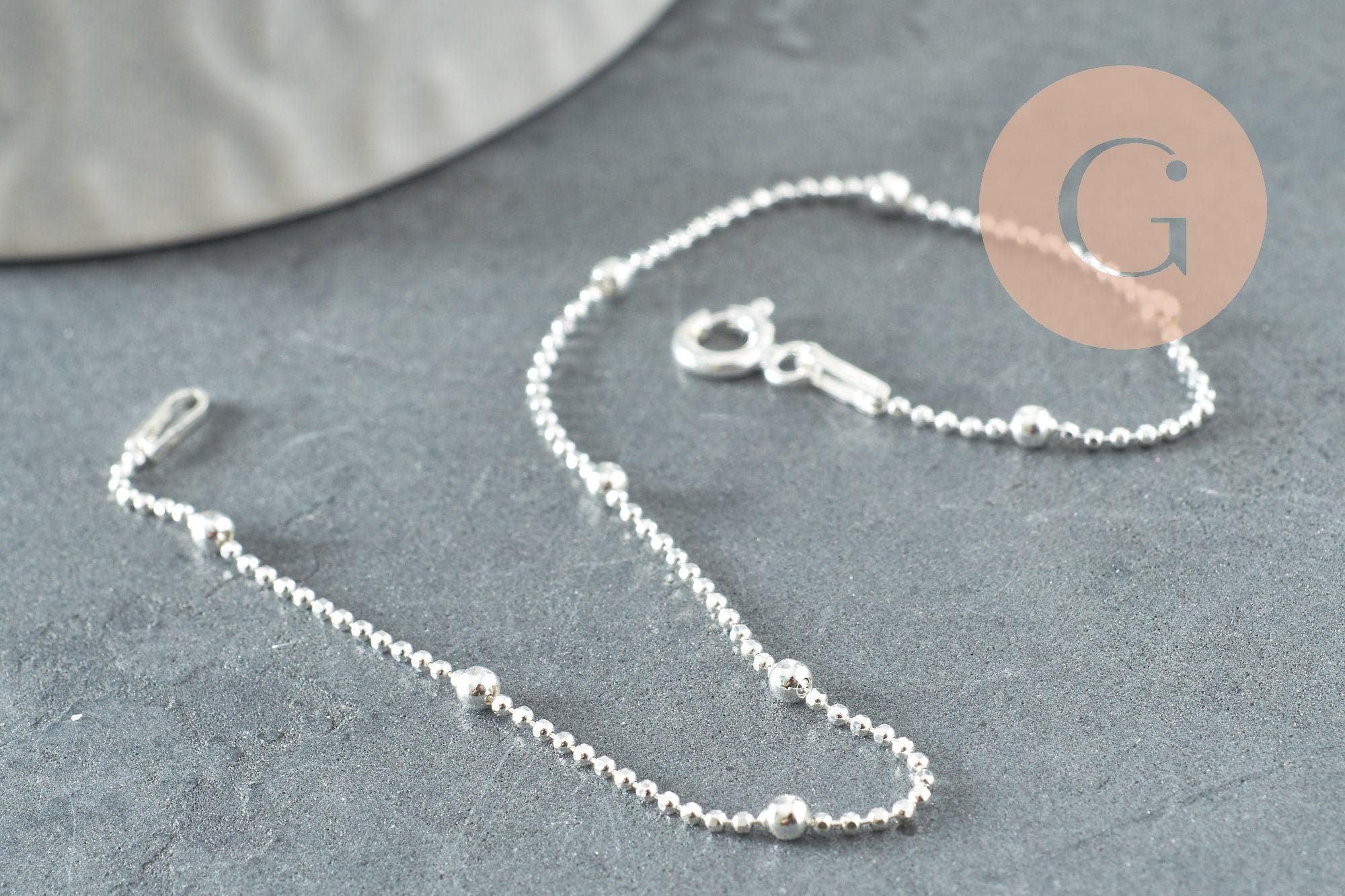 Gingerlily G9431 bracelet boule argent 925 17,7cm x1