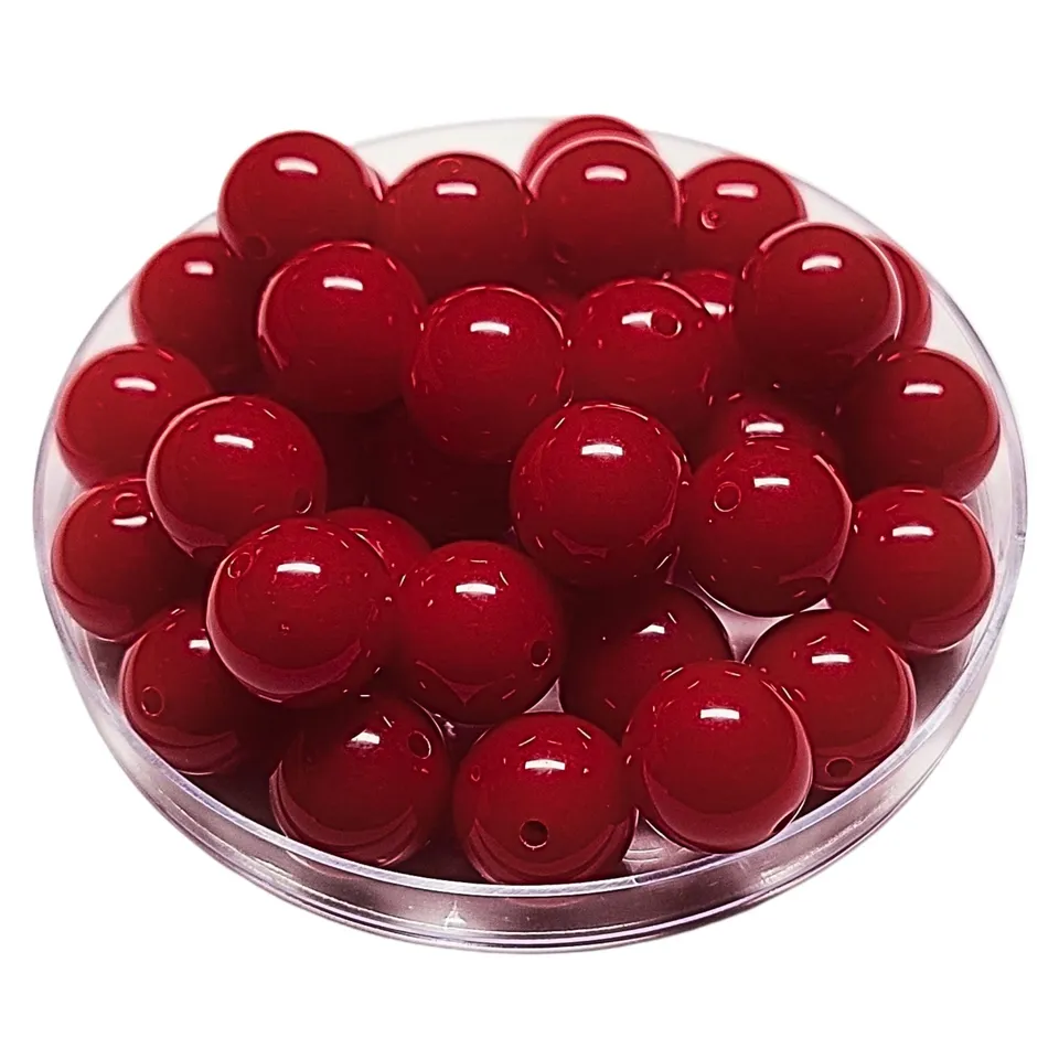 ARTSHOP Boules 16MM 172 perle acrylique Rouge foncé x15