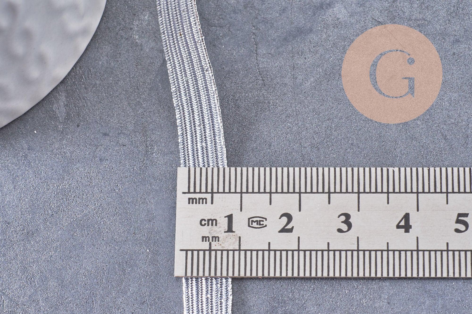 Gingerlily Ruban élastique G10336 fil nylon doré 1 m