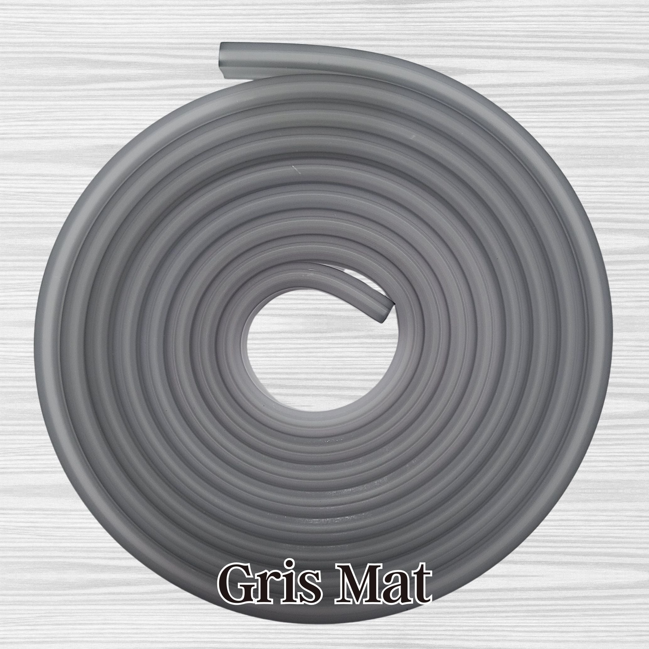 ARTSHOP Gummy 29 Tube silicone gris mat 10 cm creux