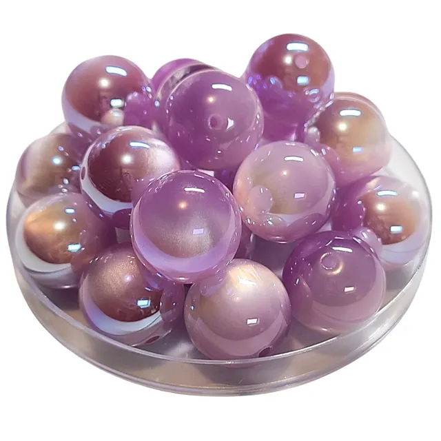 ARTSHOP 287 Lilas AB boule acrylique 20mm œil de chat