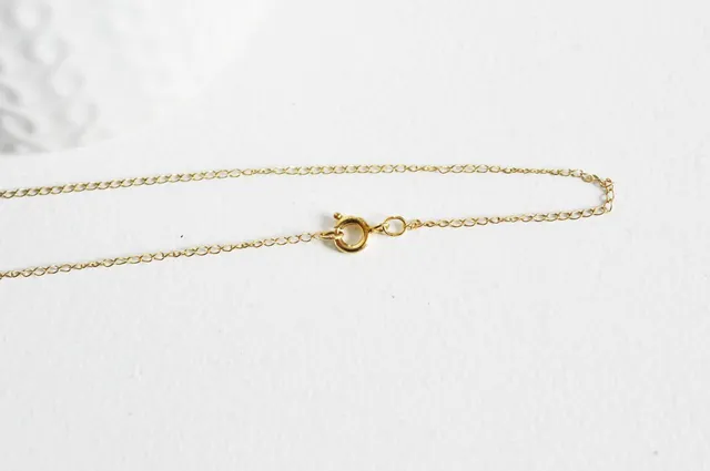Gingerlily G1155 chaîne fine gold-filled 14K 41cm 1.5mm