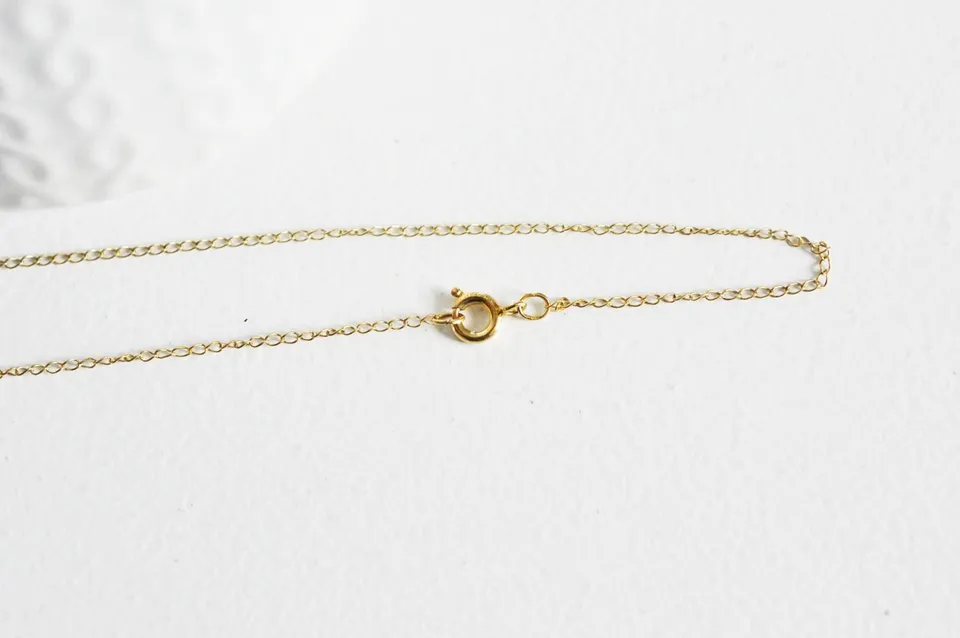 Gingerlily G1155 chaîne fine gold-filled 14K 41cm 1.5mm