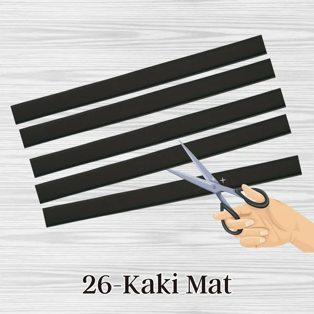 ARTSHOP Sangles 26 sangle kaki mat silicone 6mm x7cm