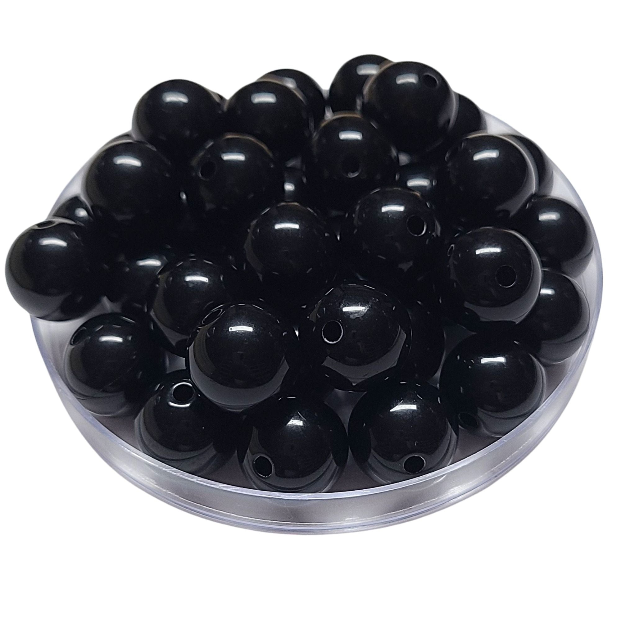 ARTSHOP Boules 16MM 204 perle noire brillante x15