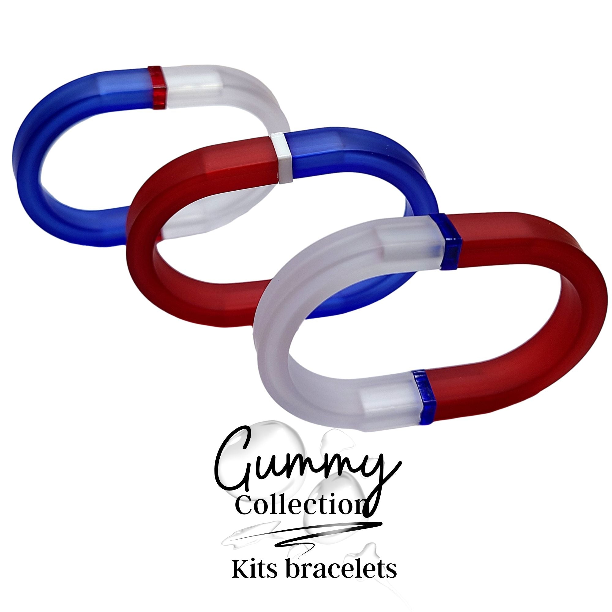 ARTSHOP Kits Bracelet Silicone Gummy JO Modèle 1