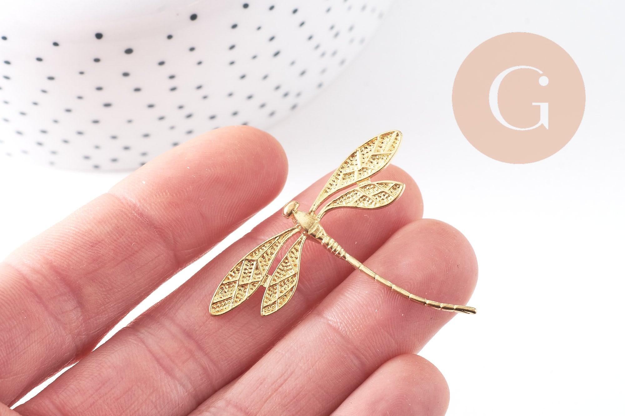 Gingerlily Pendentifs Libellule G1481 pendentif laiton 43mm x2