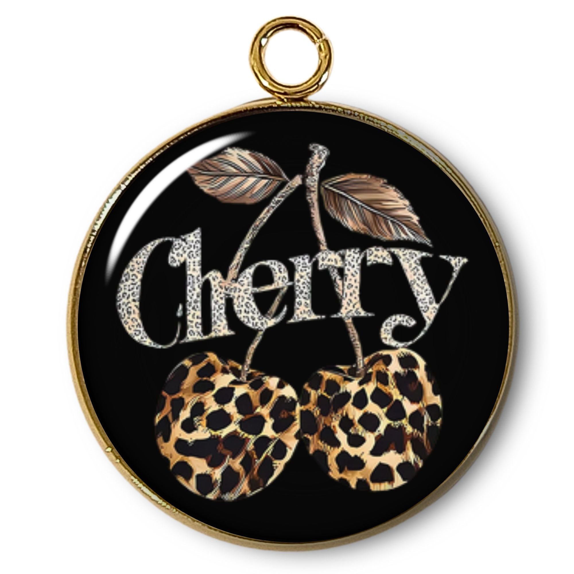 ARTSHOP Pendentifs 29 Intemporel pendentif cerise doré