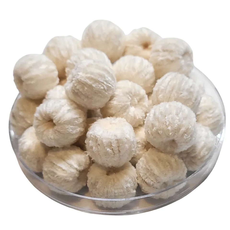 ARTSHOP Chouchous Balls 1 Blanc cassé perle velours 16mm