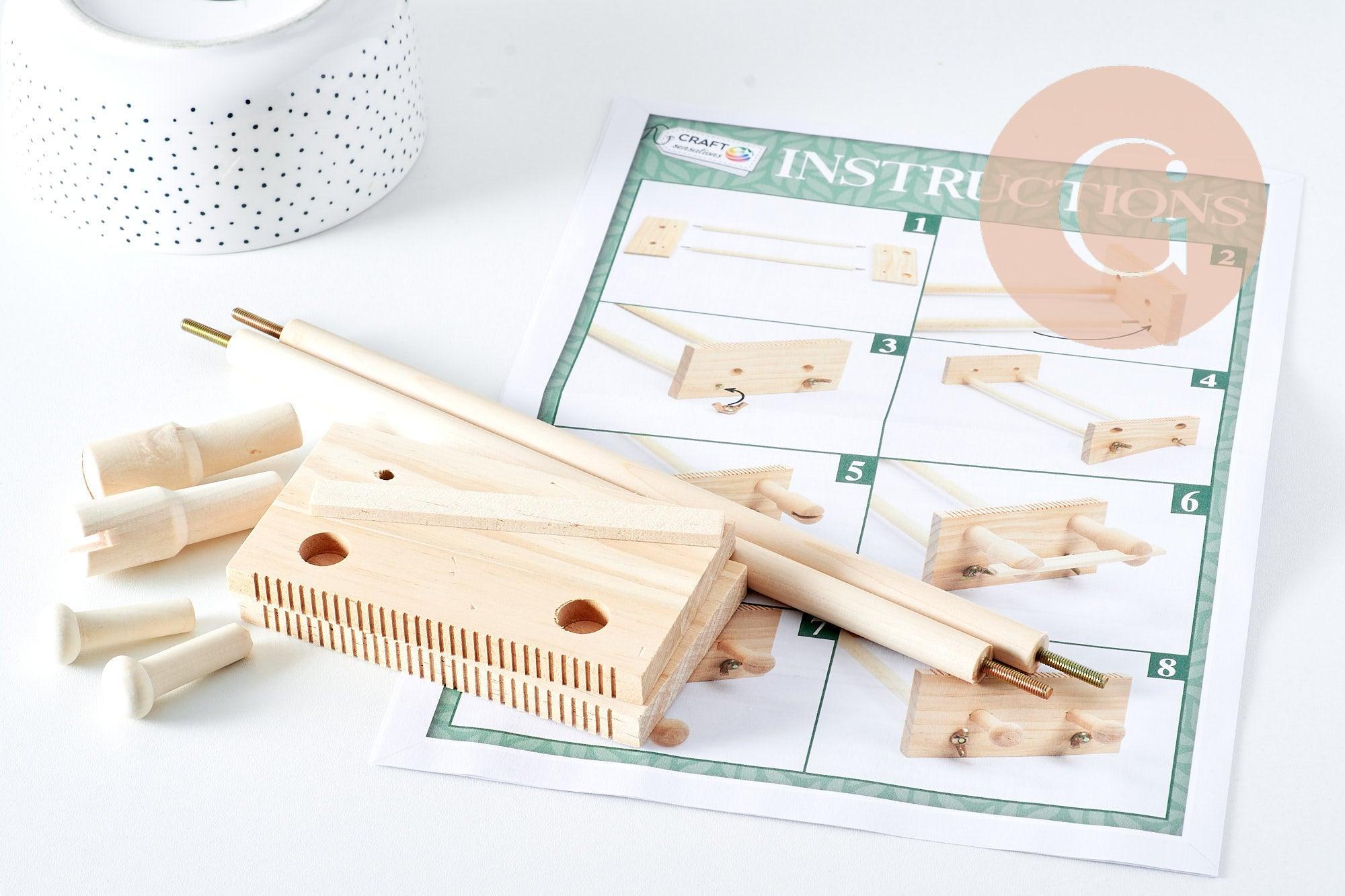 Gingerlily Perles métier à tisser bois kit complet rocailles G10758