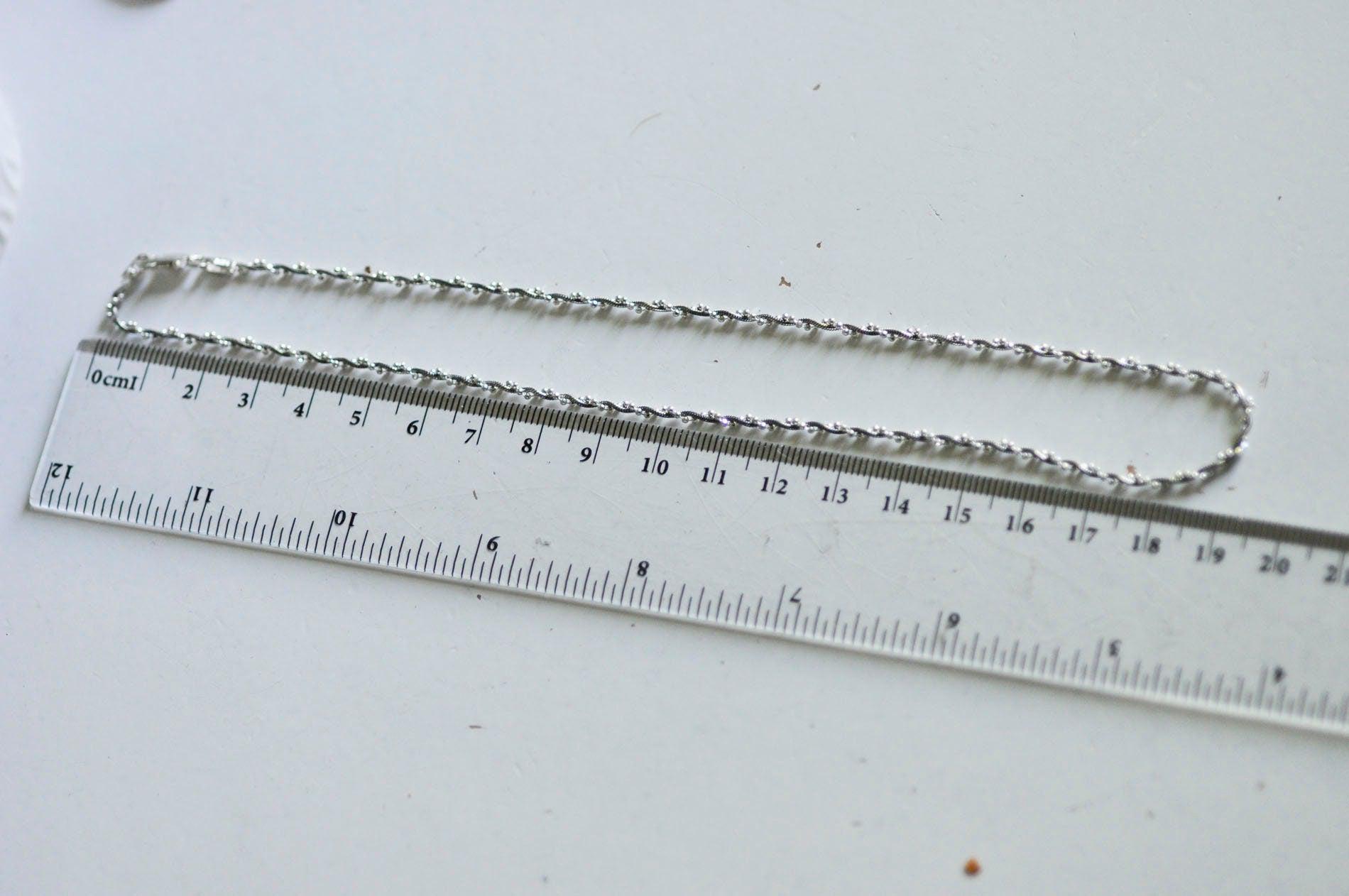 Gingerlily Chaînes Collier Double Argent 925 0,8mm 40cm