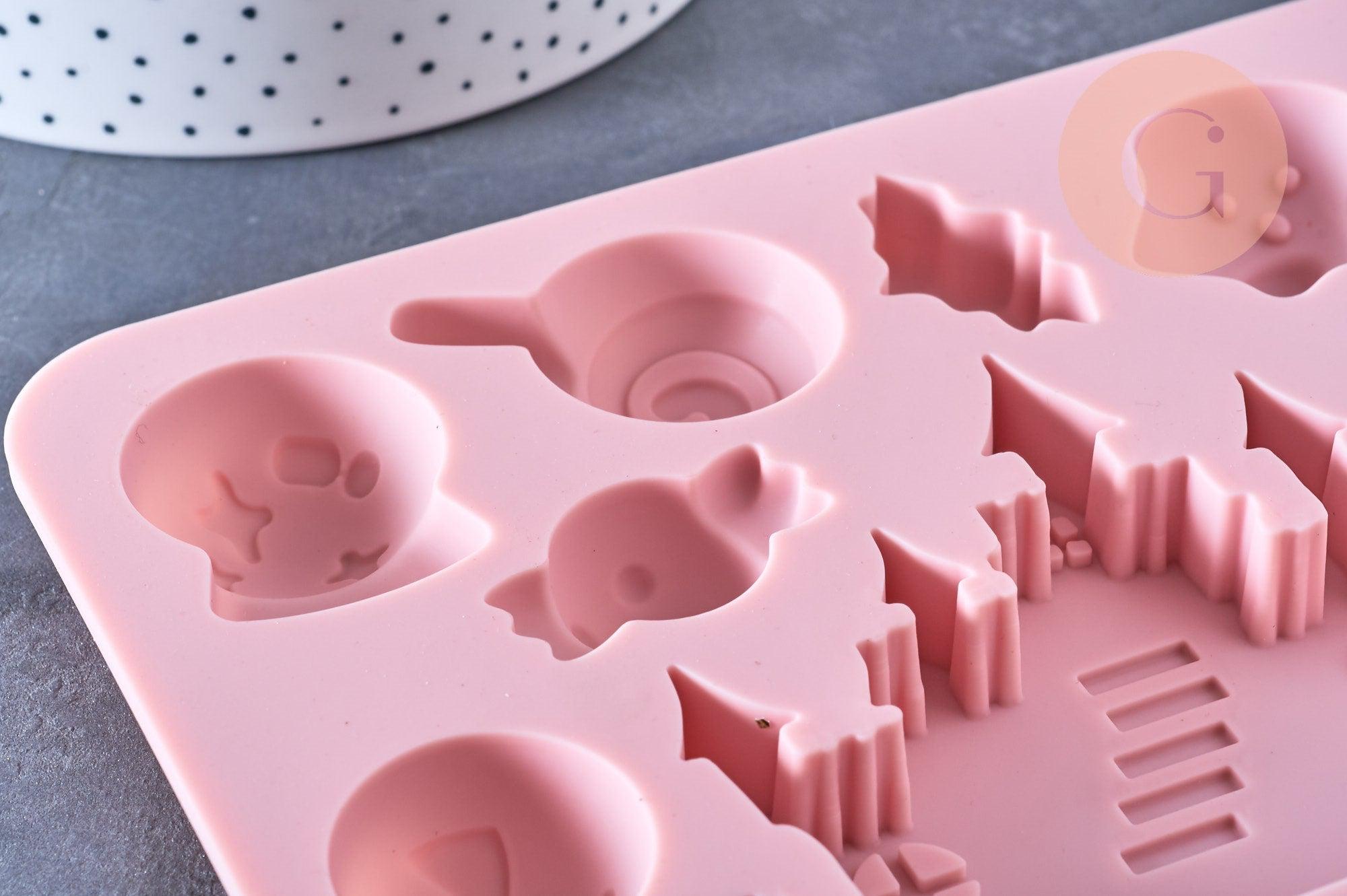 Gingerlily Moule silicone halloween rose G5662 x1