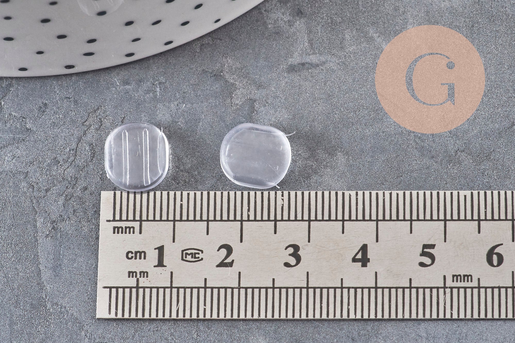 Gingerlily Accessoires Pads clip silicone transparent 4mm x10