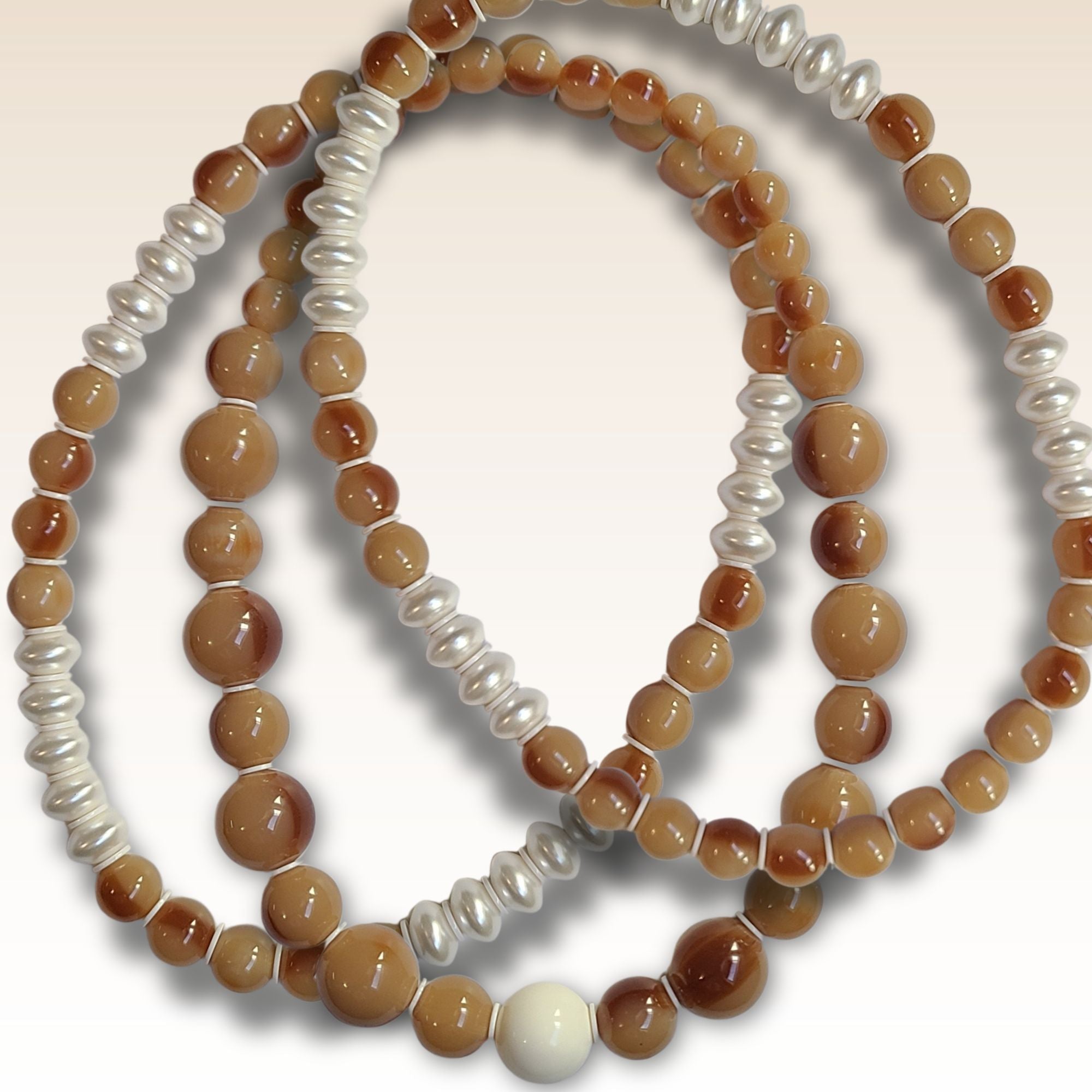 ARTSHOP Boules 12MM 219 perles acryliques Nude Caramel x20