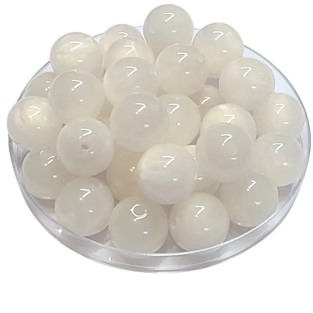 ARTSHOP Boules 16MM boule blanche scintillante 345